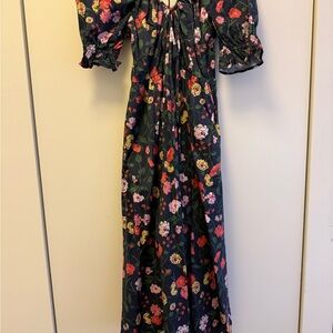 Floral Navy Hill House Maxi Dress